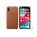 Чехол для Apple iPhone XS Leather Case Saddle Brown (MRWP2)