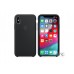 Чехол для Apple iPhone XS Silicone Case Black (MRW72)