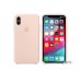 Чехол для Apple iPhone XS Silicone Case Pink Sand (MTF82)