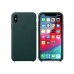 Чехол для Apple iPhone XS Leather Case Forest Green Copy