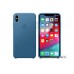 Чехол для Apple iPhone XS Max Leather Case Cape Cod Blue (MTEW2)