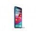 Чехол для Apple iPhone XS Max Leather Case Cape Cod Blue (MTEW2)