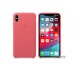 Чехол для Apple iPhone XS Max Leather Case Peony Pink (MTEX2)