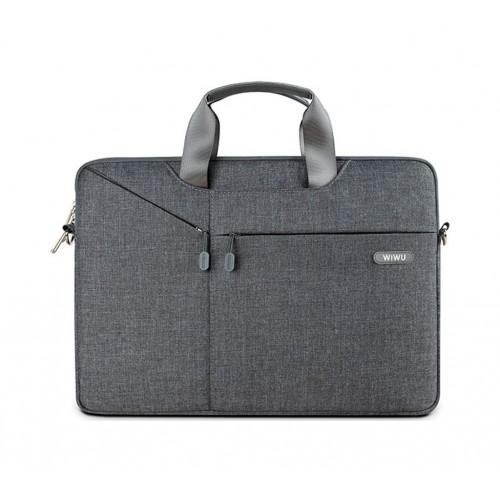 Сумка-карман для MacBook 15 WIWU City Commuter Bag Grey