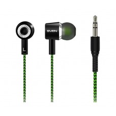 Наушники SVEN E-107 Black-Green Наушники SVEN E-107 Black-Green