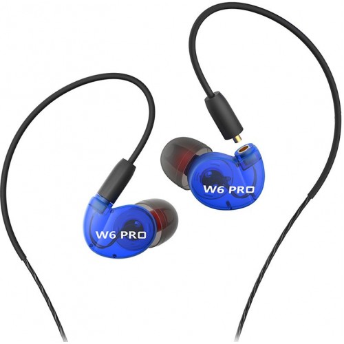 Наушники QKZ W6 pro Blue
