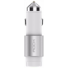 Гарнитура Rock Hammer Car Charger & Bluetooth Earphone White