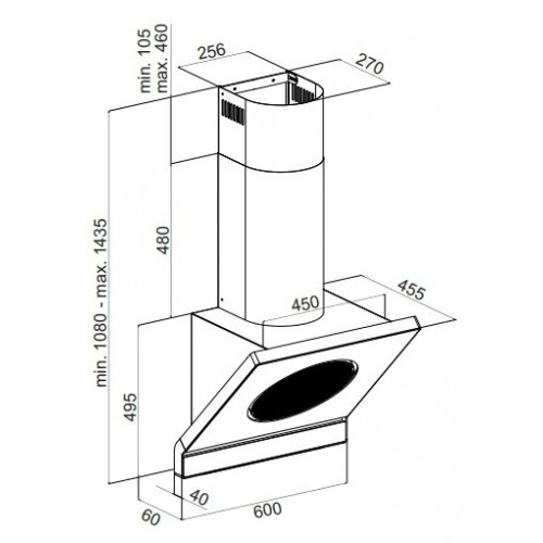 Вытяжка Amica IN600WS