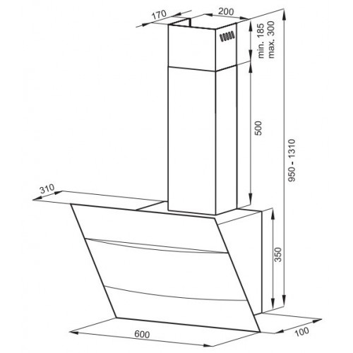 Вытяжка Amica OKC 624S