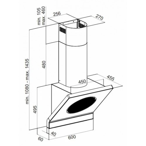 Вытяжка Amica IN600BS