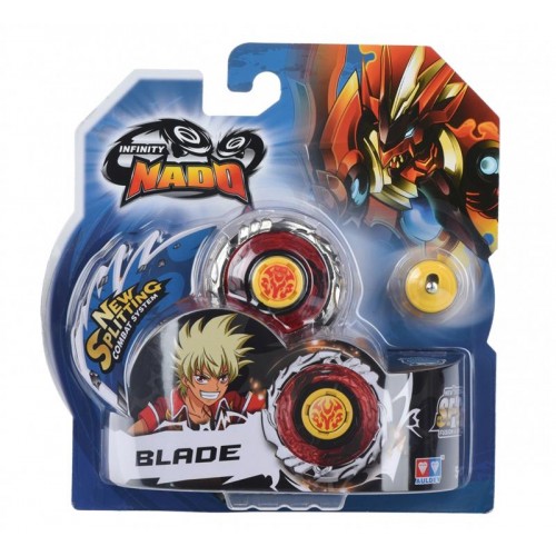 Волчок Auldey BeyBlade Infinity Nado Стандарт Fiery Blade с устройством запуска (YW624302)