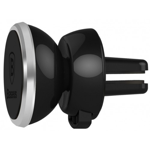 Автодержатель Baseus 360-degree Rotation Magnetic Car Air Vent Mount Holder Silver