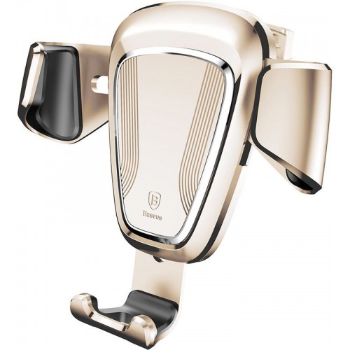 Автодержатель Baseus Gravity Car Mount (Metal type) Gold