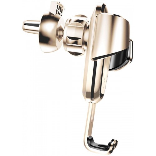 Автодержатель Baseus Gravity Car Mount (Metal type) Gold