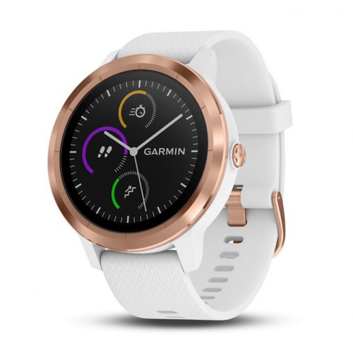 Смарт-часы Garmin Vivoactive 3 White with Rose Gold Hardware White (010-01769-07)