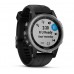 Смарт-часы Garmin Fenix 5S Plus Sapphire Silver with Black Band (010-01987-21)