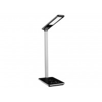 Лампа ColorWay LED с беспроводной зарядкой и USB Black (CW-DL01WC-B)