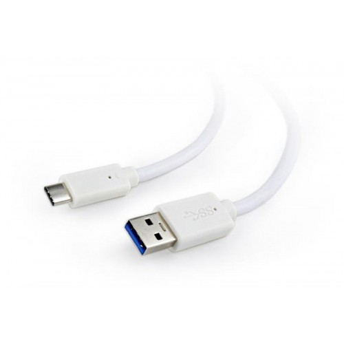 Кабель Cablexpert (CCP-USB3-AMCM-W-0.5M) USB3.0 - USB Type-C, 0.5 м, премиум, белый
