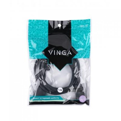 Кабель мультимедийный Vinga VGA 1.8m (VGA03-1.8)