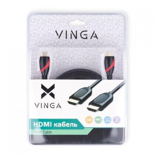 Кабель мультимедийный Vinga HDMI to HDMI 5.0m (HDMI02-5.0)