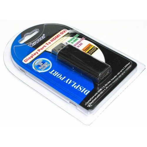 Адаптер-переходник Viewcon (VE558), DisplayPort-HDMI, черный