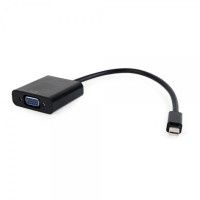 Адаптер Cablexpert (AB-mDPM-VGAF-02) MiniDisplayPort-VGA, 0.15м, черный