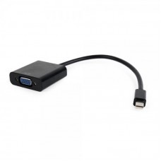 Адаптер Cablexpert (AB-mDPM-VGAF-02) MiniDisplayPort-VGA, 0.15м, черный