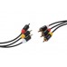 Кабель 2E (2EW-9670) 3хRCA-3хRCA, 1.8м, черный