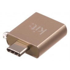 Адаптер Kit Premium 3.1 USB-C - USB-A Gold (CADPGD)