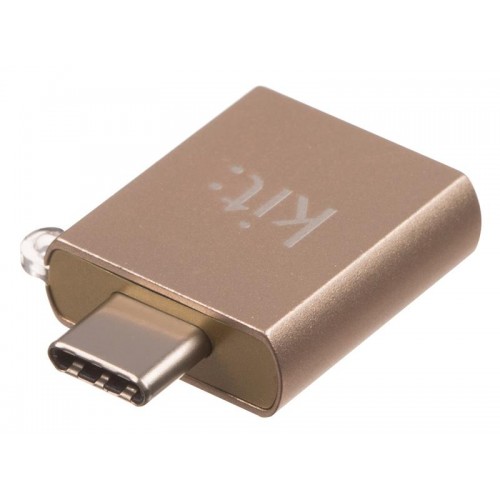 Адаптер Kit Premium 3.1 USB-C - USB-A Gold (CADPGD)