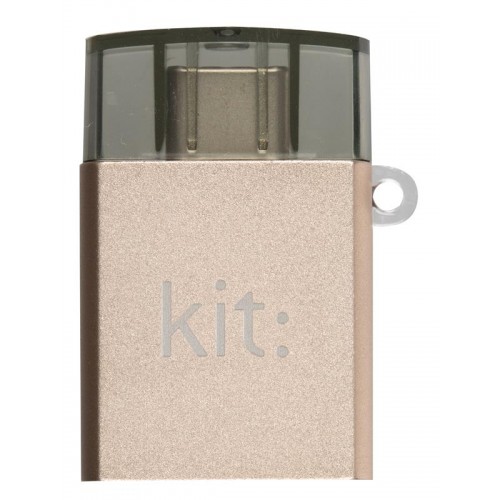 Адаптер Kit Premium 3.1 USB-C - USB-A Gold (CADPGD)