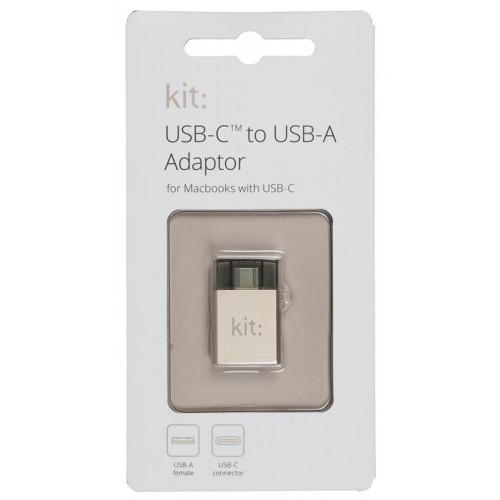 Адаптер Kit Premium 3.1 USB-C - USB-A Gold (CADPGD)