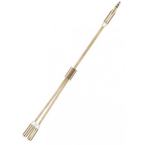 Кабель Baseus AUX Audio 26 cm (Gold)