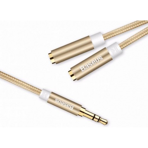 Кабель Baseus AUX Audio 2 M (Gold)