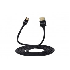 Кабель 2E Ultra Slim (2EW-1120-2m), HDMI - miniHDMI v.1.4, 2 м, черный