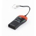 Кардридер Gembird (FD2-MSD-2) Black/Red USB-MicroSD