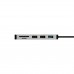 Концентратор Grand-X SG-512 USB TypeC-HDMI/3хUSB/TypeC/CR, Silver