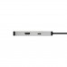 Концентратор Grand-X SG-512 USB TypeC-HDMI/3хUSB/TypeC/CR, Silver