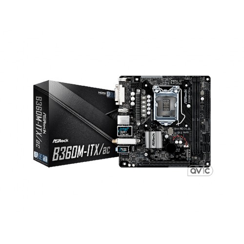 Материнская плата ASRock B360M-ITX/ac