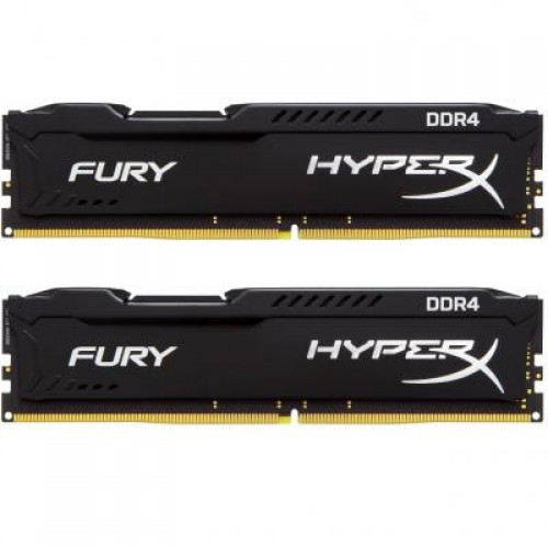 Модуль DDR4 32GB (2x16GB) 2400 MHz HyperX FURY Black Kingston (HX424C15FBK2/32)