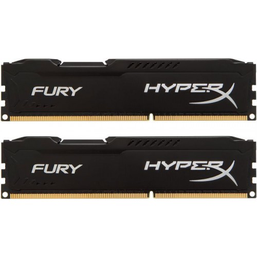 Модуль DDR3 2x8GB/1600 Kingston HyperX Fury Black (HX316C10FBK2/16)