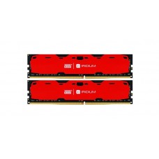Модуль DDR4 2x4GB/2400 GOODRAM Iridium Red (IR-R2400D464L15S/8GDC)