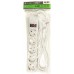 Сетевой фильтр PowerPlant JY-1056/1.8 5 розеток 1.8 м (White) (PPSA10M18S5)