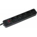 Сетевой фильтр Maxxter 5 розеток 4.5м (Black) (SPM5-G-15B)