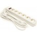 Сетевой фильтр PowerPlant 6 розеток 3 м JY-1057/3 (White) (PPSA10M30S6)