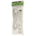 Сетевой фильтр PowerPlant 6 розеток 3 м JY-1057/3 (White) (PPSA10M30S6)