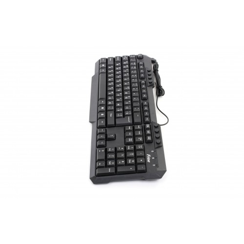 Клавиатура Frime FKBM-120 USB RUS/UKR, Black