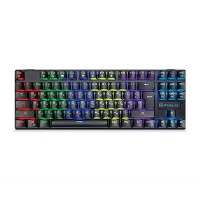 Клавиатура REAL-EL M28 RGB TKL USB черный UAH