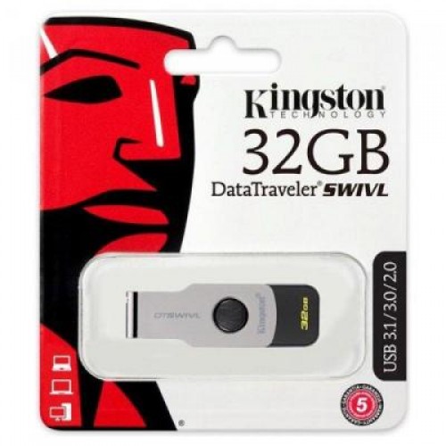 Флешка Kingston 32GB DT SWIVL Metal USB 3.0 (DTSWIVL/32GB)