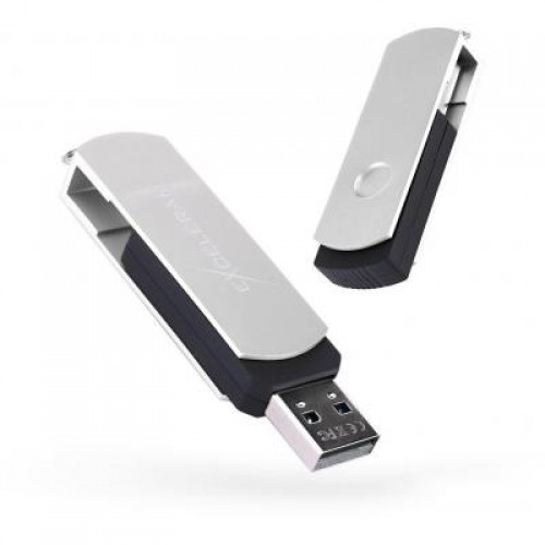 Флешка eXceleram 64GB P2 Series Silver/Black USB 2.0 (EXP2U2SIB64)